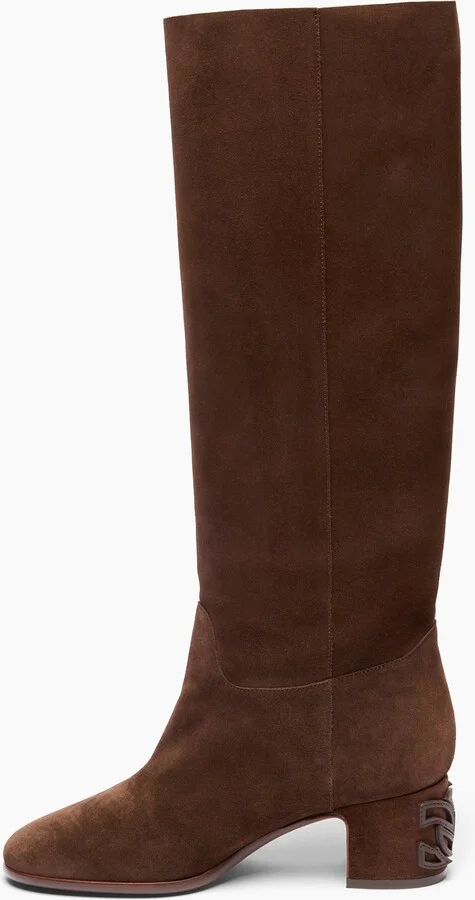 Casadei Muni Nomad To The Knee - Woman High Boots Cacao 40 - Image 3