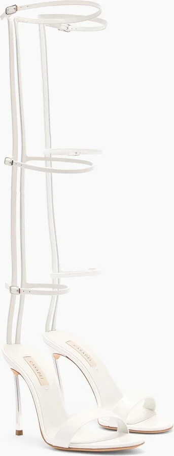 Casadei Musa Blade Sandal - Woman Sandals White 37.5 - Image 2