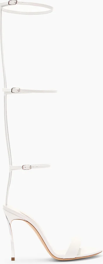 Casadei Musa Blade Sandal - Woman Sandals White 37.5