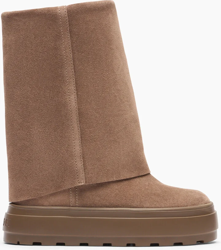 Casadei New Double Face Suede - Woman Ankle Boots Caribou 37.5