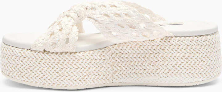 Casadei New Zeppa Damier - Woman Wedges And Slides White 37.5 - Image 3