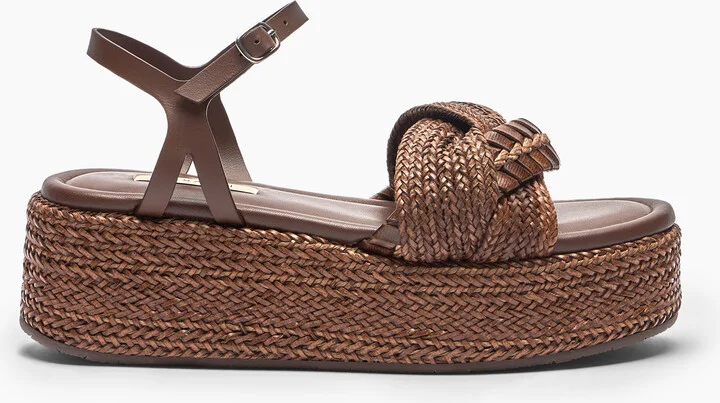 Casadei New Zeppa Odissea Hanoi Platform - Woman Wedges And Slides Rum 36