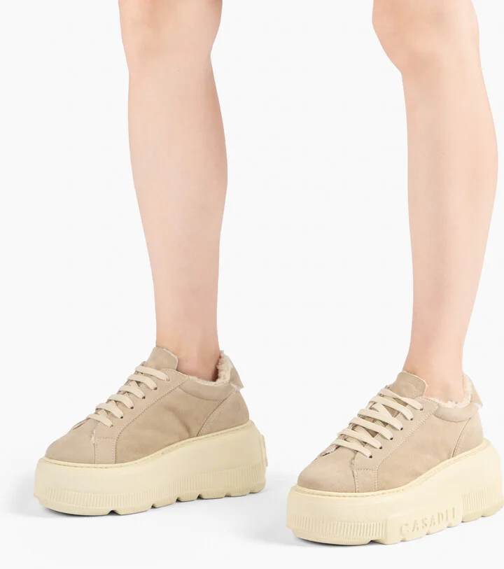 Casadei Nexus Aplsenales Sneakers - Woman Sneakers Camel 36.5 - Image 6