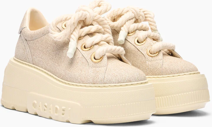 Casadei Nexus Bellagio Sneakers - Woman Sneakers Gold 40.5 - Image 2