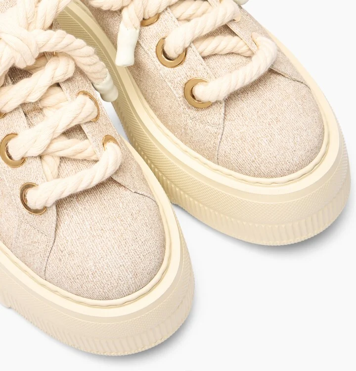 Casadei Nexus Bellagio Sneakers - Woman Sneakers Gold 40.5 - Image 5
