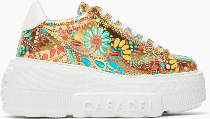 Casadei Nexus Nuggets Sneakers - Woman Sneakers Gold 41