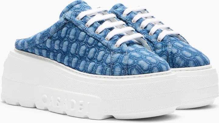 Casadei Nexus Sabot Denim - Woman Sneakers Denim 40 - Image 2