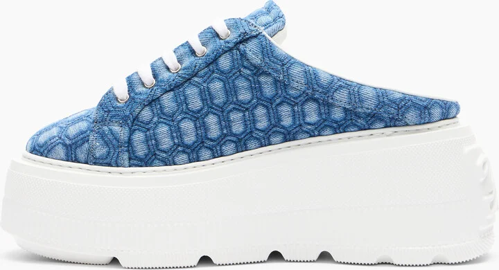 Casadei Nexus Sabot Denim - Woman Sneakers Denim 40 - Image 3