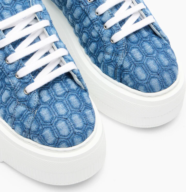 Casadei Nexus Sabot Denim - Woman Sneakers Denim 40 - Image 5