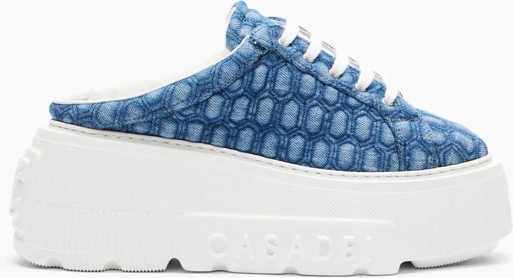 Casadei Nexus Sabot Denim - Woman Sneakers Denim 40