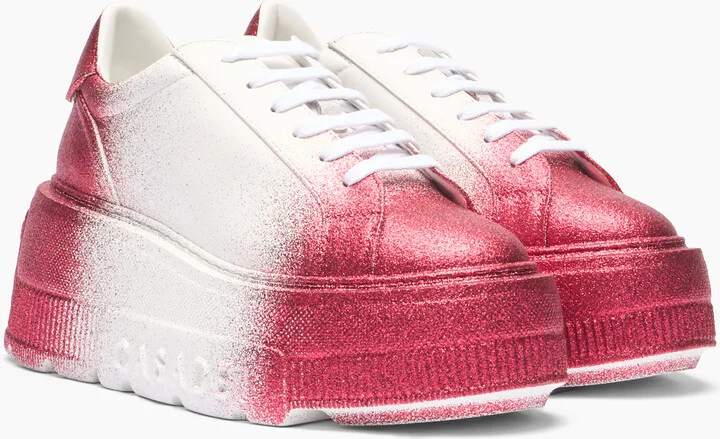 Casadei Nexus Salento Reflex Sneakers - Woman Sneakers White And Pink 39.5 - Image 2