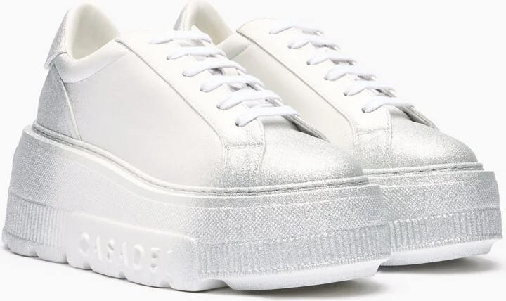 Casadei Nexus Salento Reflex Sneakers - Woman Sneakers White And Silver 41 - Image 2