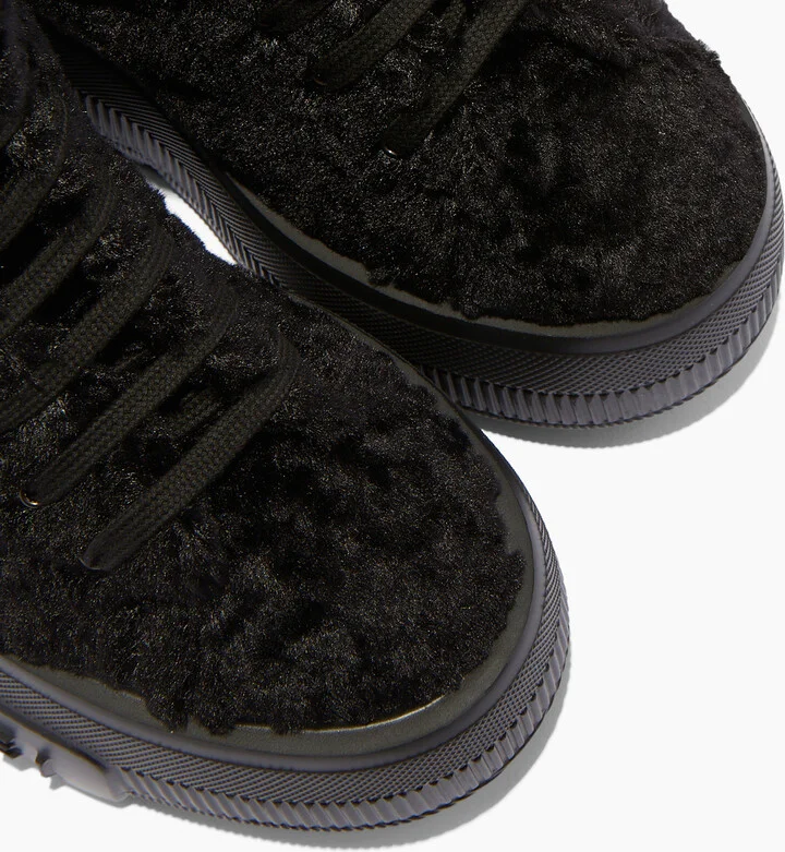 Casadei Nexus Senales Faux Fur - Woman Sneakers Black 36 - Image 5