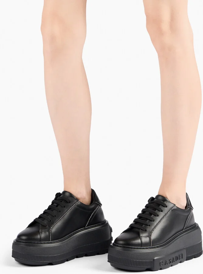 Casadei Nexus Sneaker - Woman Sneakers Black 37.5 - Image 6