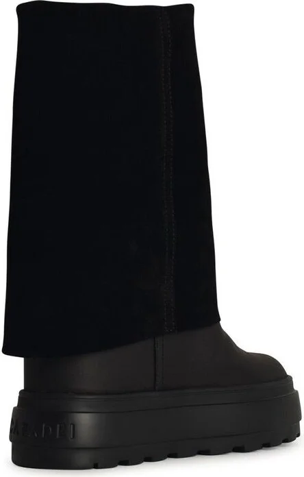 Casadei 'Nomad' Black Rough Leather Ankle Boots - Image 2