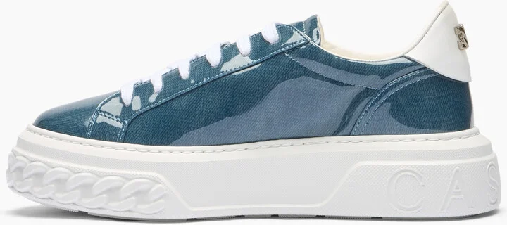 Casadei Off Road Denim Lac Sneakers - Woman Sneakers Denim 36 - Image 3