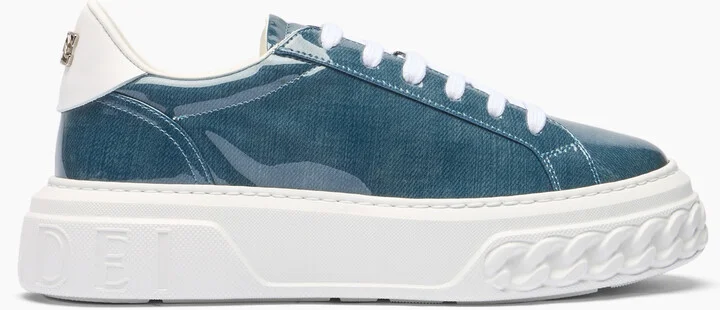 Casadei Off Road Denim Lac Sneakers - Woman Sneakers Denim 36