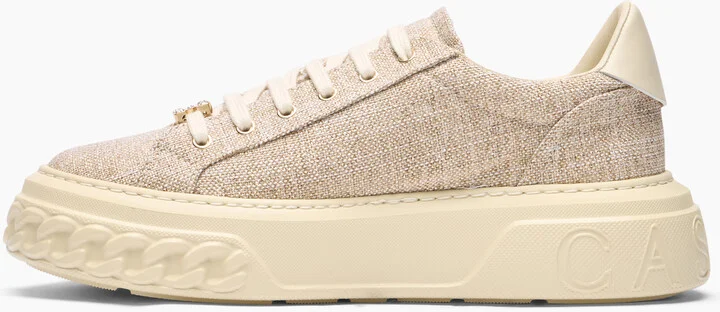 Casadei Off Road Jutalux Sneakers - Woman Sneakers Gold And Milk 41 - Image 3