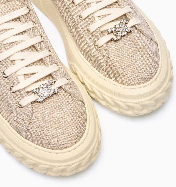 Casadei Off Road Jutalux Sneakers - Woman Sneakers Gold And Milk 41 - Image 5