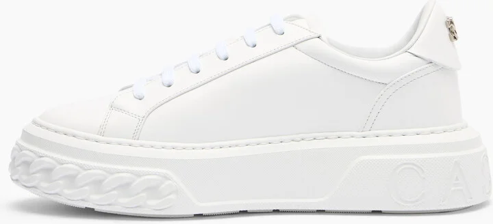 Casadei Off Road Leather Sneakers - Woman Sneakers White 35.5 - Image 3