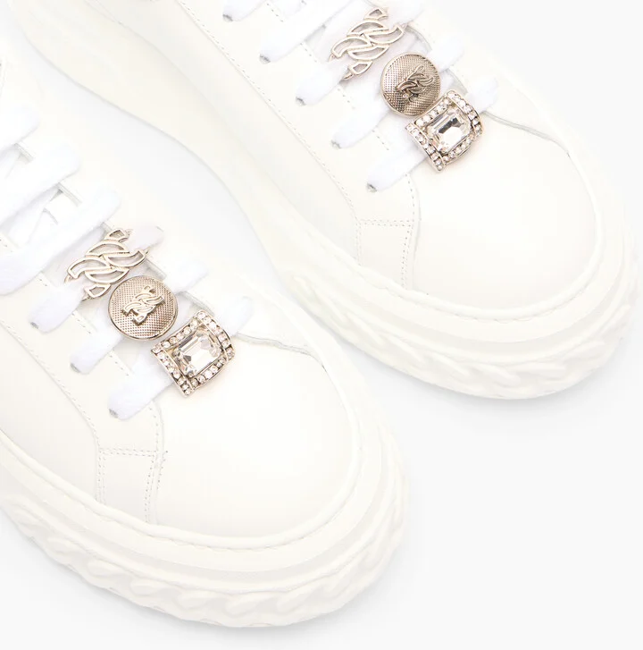 Casadei Offroad Sneakers - Woman Sneakers White 36 - Image 5