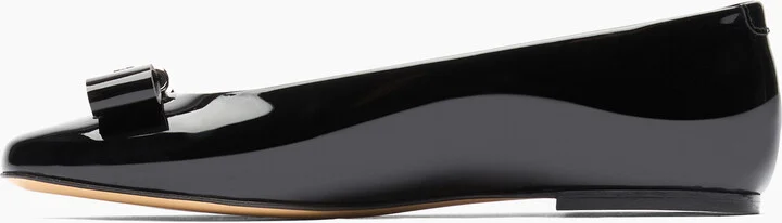 Casadei Patent Leather Ballet Flats - Woman Flats And Loafers Black 38 - Image 3