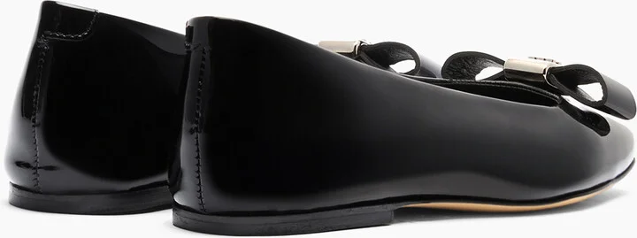 Casadei Patent Leather Ballet Flats - Woman Flats And Loafers Black 38 - Image 4