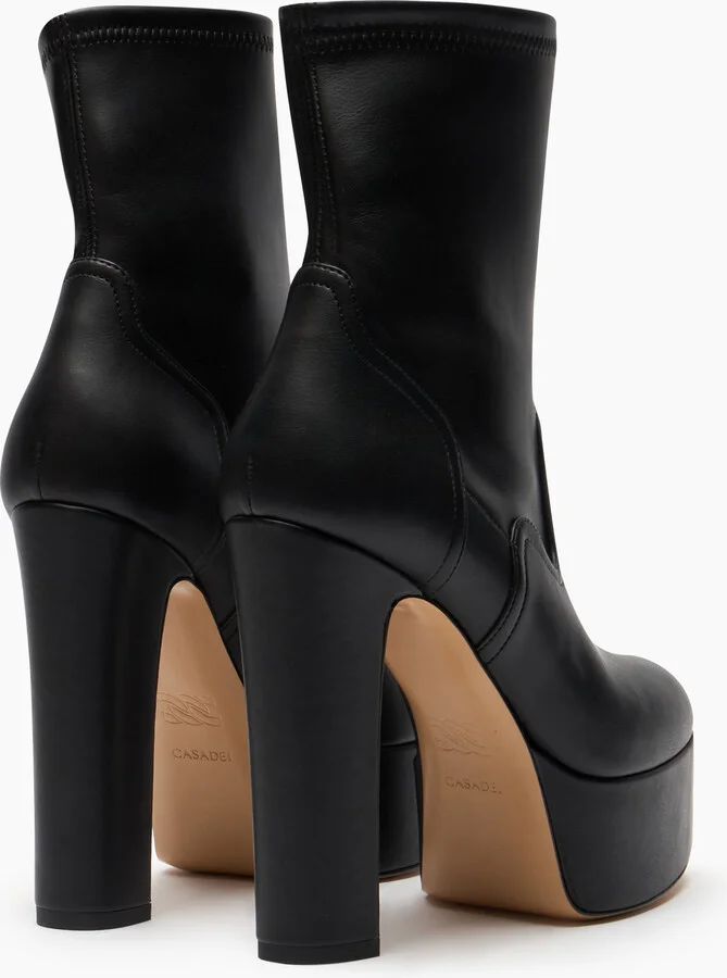 Casadei Patty Ankle Boot - Woman Ankle Boots Black 36 - Image 4