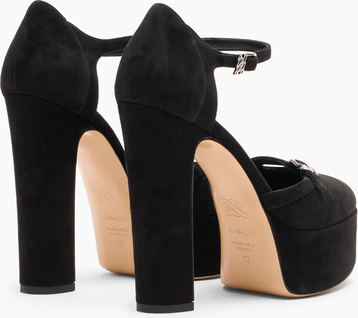 Casadei Patty Platforms - Woman Platforms Black 39.5 - Image 4