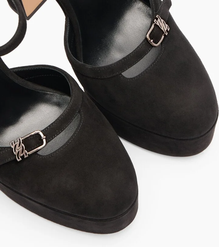 Casadei Patty Platforms - Woman Platforms Black 39.5 - Image 5