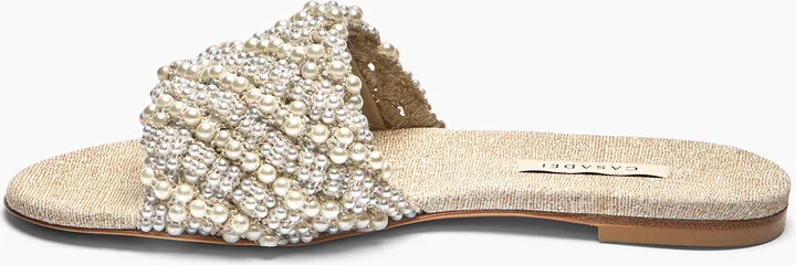 Casadei Pearlsway Flat - Woman Flats And Loafers Gold 40 - Image 3