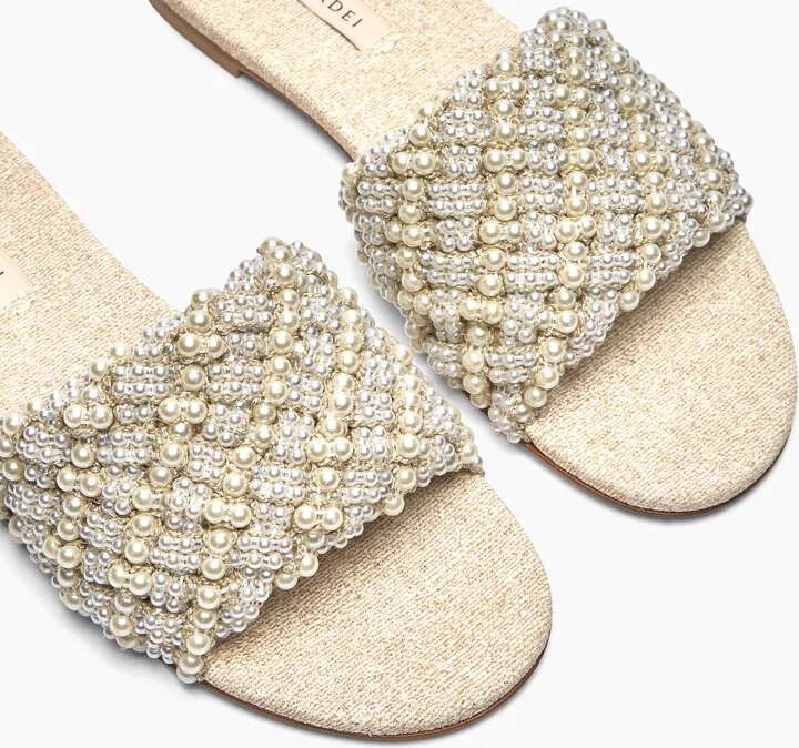 Casadei Pearlsway Flat - Woman Flats And Loafers Gold 40 - Image 5