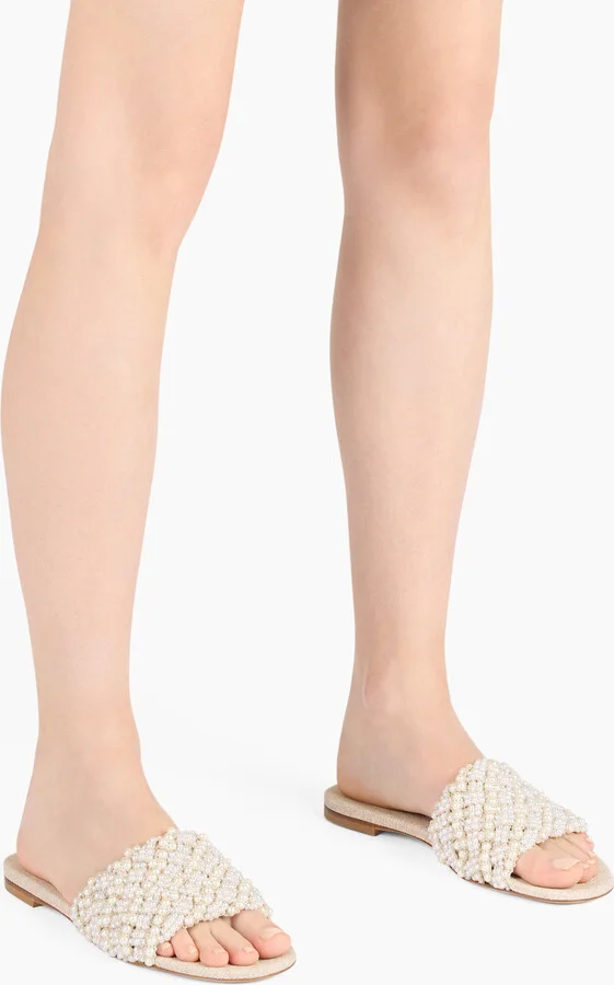 Casadei Pearlsway Flat - Woman Flats And Loafers Gold 40 - Image 6