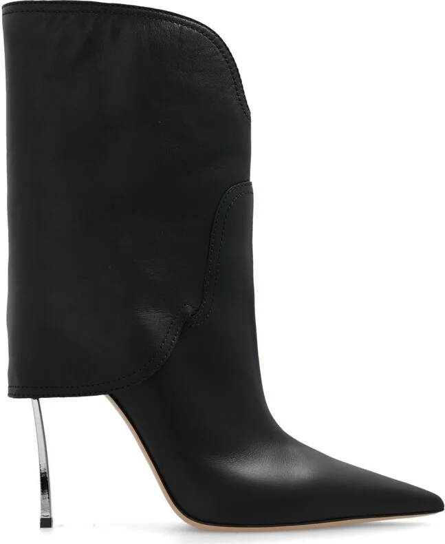 Casadei Pointed Toe Heeled Ankle Boots