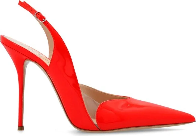 Casadei Pointed Toe Slingback Pumps