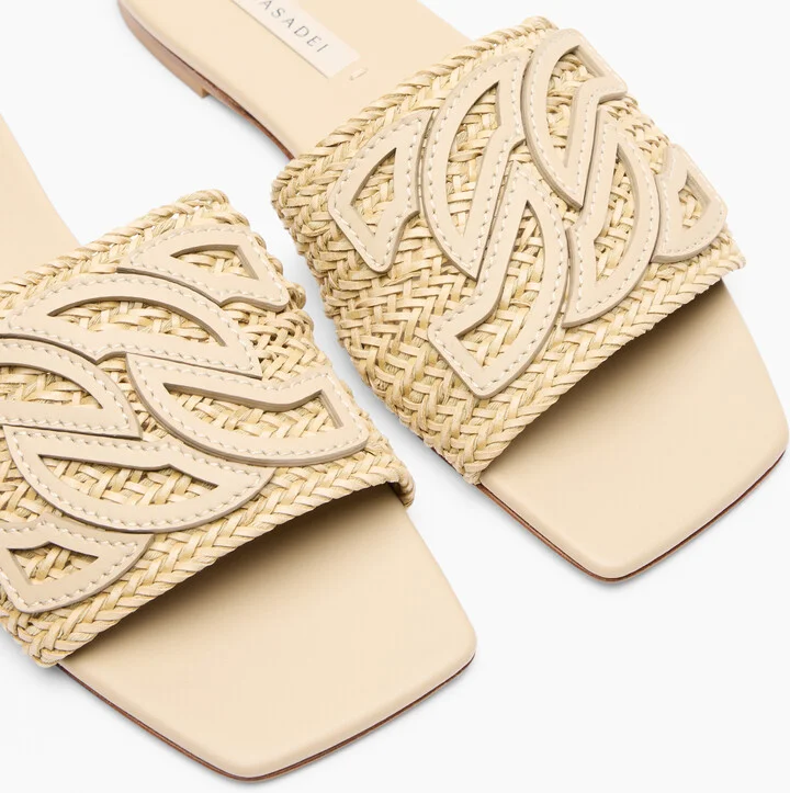 Casadei Positano Flat - Woman Flats And Loafers Bambu 38.5 - Image 5