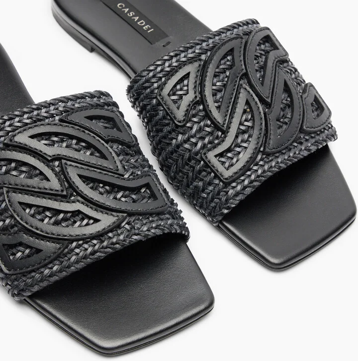 Casadei Positano Flat - Woman Flats And Loafers Black 40 - Image 5