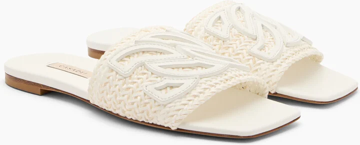 Casadei Positano Flat - Woman Flats And Loafers White 36.5 - Image 2