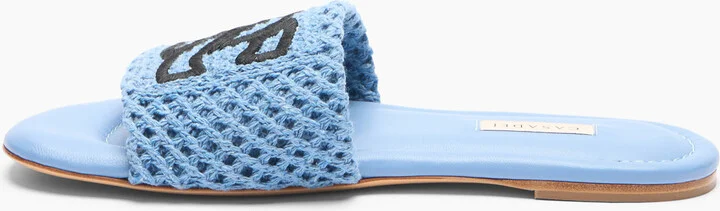 Casadei Salinas Flat - Woman Flats And Loafers Denim 38 - Image 3