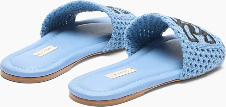 Casadei Salinas Flat - Woman Flats And Loafers Denim 38 - Image 4