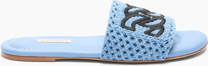 Casadei Salinas Flat - Woman Flats And Loafers Denim 38