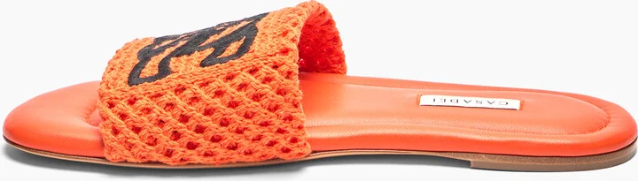 Casadei Salinas Flat - Woman Flats And Loafers Orange 41 - Image 3