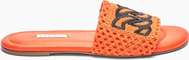 Casadei Salinas Flat - Woman Flats And Loafers Orange 41