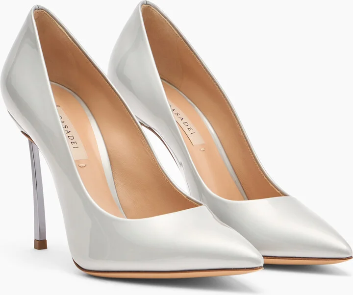 Casadei Samurai Blade Pumps - Woman Pumps And Slingback Alluminio 37.5 - Image 2