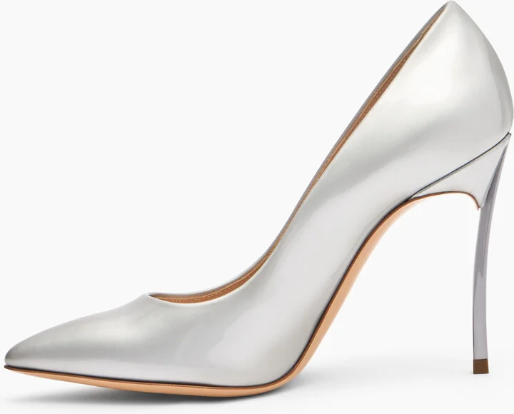 Casadei Samurai Blade Pumps - Woman Pumps And Slingback Alluminio 37.5 - Image 3