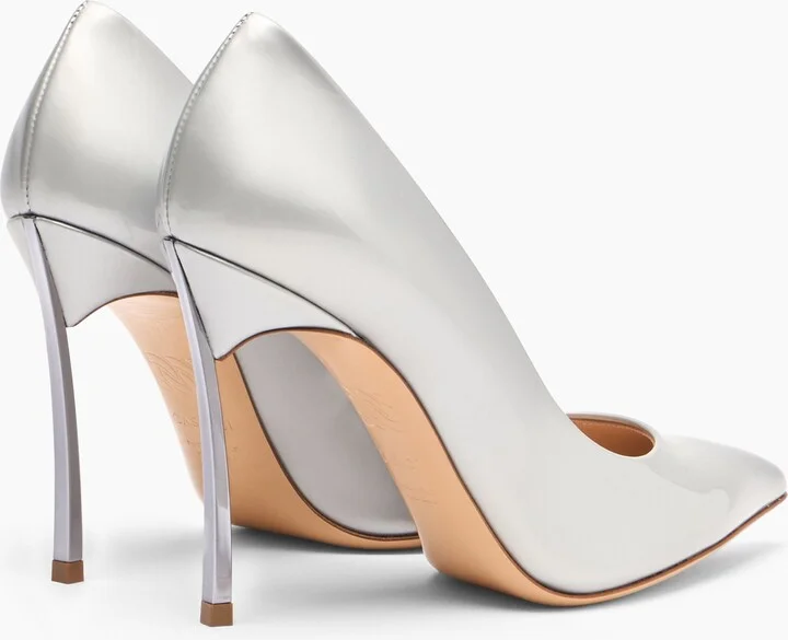 Casadei Samurai Blade Pumps - Woman Pumps And Slingback Alluminio 37.5 - Image 4