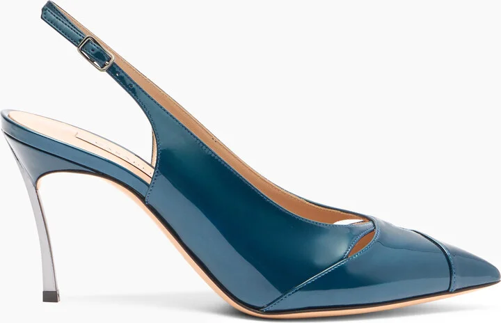 Casadei Samurai Blade Slingbacks - Woman Pumps And Slingback Blue Troll 37.5