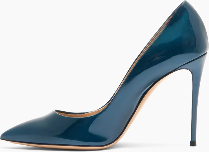 Casadei Samurai Julia Pumps - Woman Pumps And Slingback Blue Troll 35 - Image 3