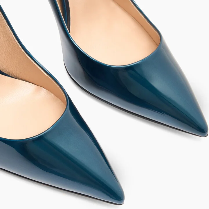 Casadei Samurai Julia Pumps - Woman Pumps And Slingback Blue Troll 35 - Image 5
