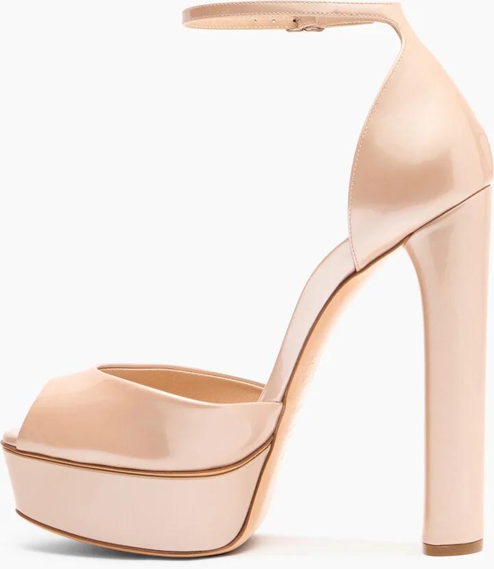 Casadei Samurai Platforms - Woman Platforms Sand 40 - Image 3